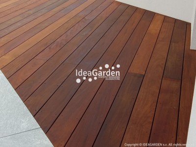 Deska tarasowa Ipe Lapacho 21x145 [mm] - dł. 2,74 m (dwustronnie gładka)