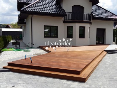 Deska tarasowa Ipe Lapacho 21x145 [mm] - dł. 2,74 m (dwustronnie gładka)