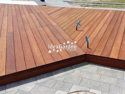 Deska tarasowa Ipe Lapacho 21x145 [mm] - dł. 2,74 m (dwustronnie gładka)