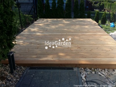 Deska Tarasowa Modrzew Syberyjski 28x145 [mm] - dł. 4,8 m (dwustronnie gładka)