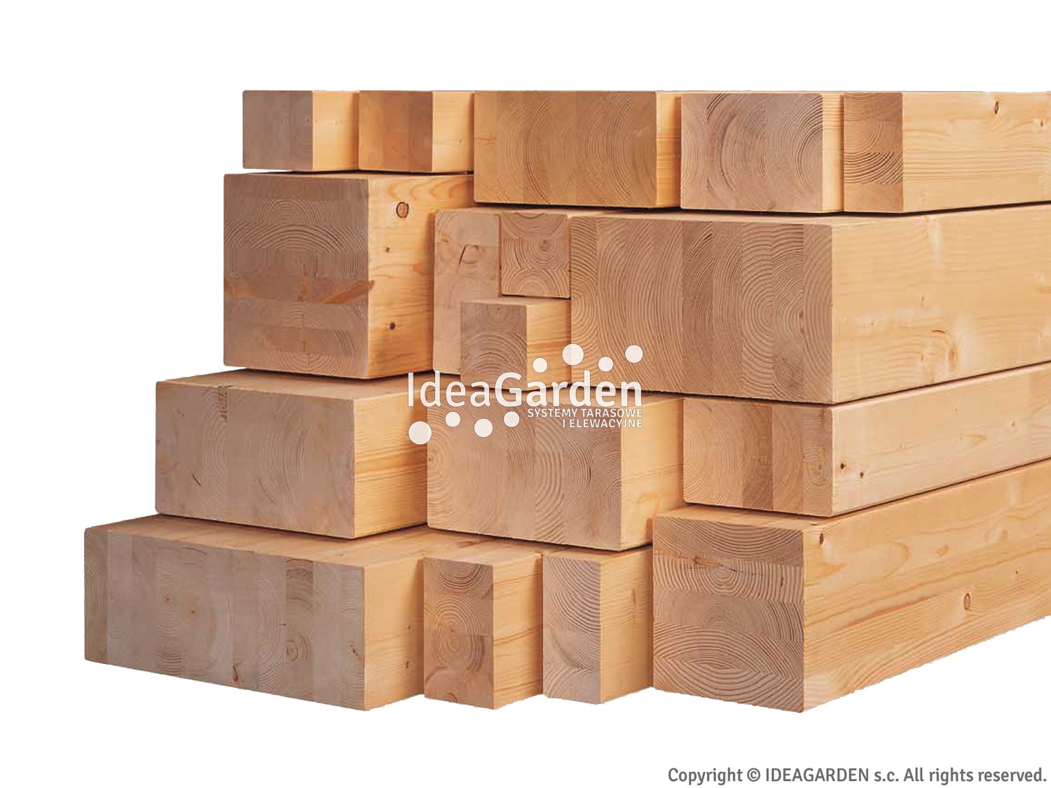 Drewno klejone BSH  60x120 [mm] - dł. 5,0 m