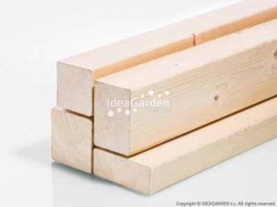 Drewno klejone lite KVH 100x120 [mm] - dł. 13,0 m