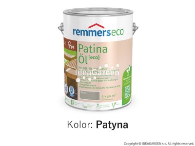 Olej do tarasu - Remmers Gartenholz Ol Eco (Universal Ol Eco) Patyna - 5L