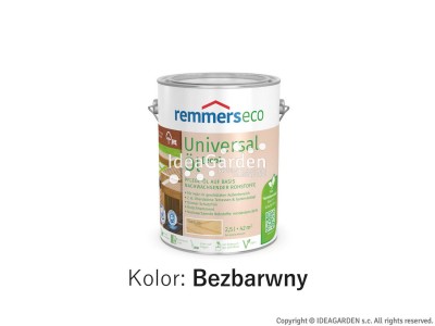 Olej do tarasu - Remmers Gartenholz Ol Eco (Universal Ol Eco) Bezbarwny - 2,5L