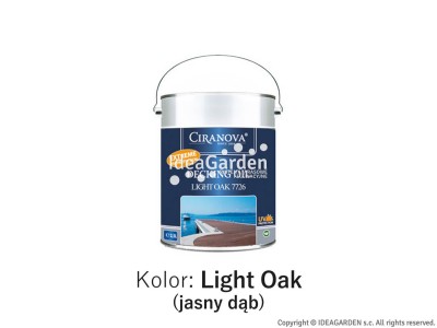 Olej do tarasów - Ciranova Decking Oil Light Oak - 2,5L