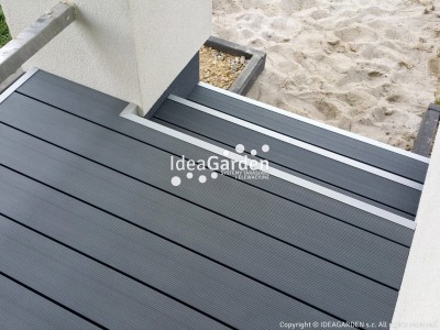 Deska kompozytowa TWINSON Essential Terrace (510 stalowy) - dł. 4,5 m