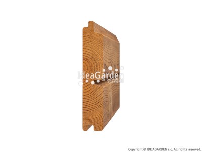 Deska elewacyjna Thermo Sosna Skandynawska 26x140 [mm] - dł. 4,2 m (profil C8)