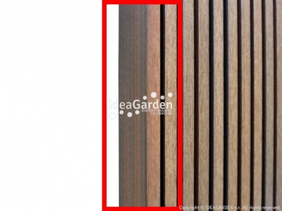 Kątownik kończący UH50 75x53,2 [mm] (Teak) - dł. 2,8 m
