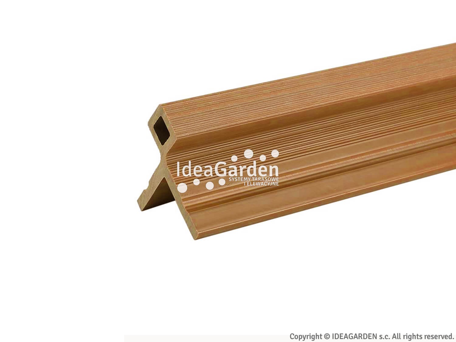 Kątownik narożny UH51 75x77 [mm] (Red Cedar) - dł. 2,8 m