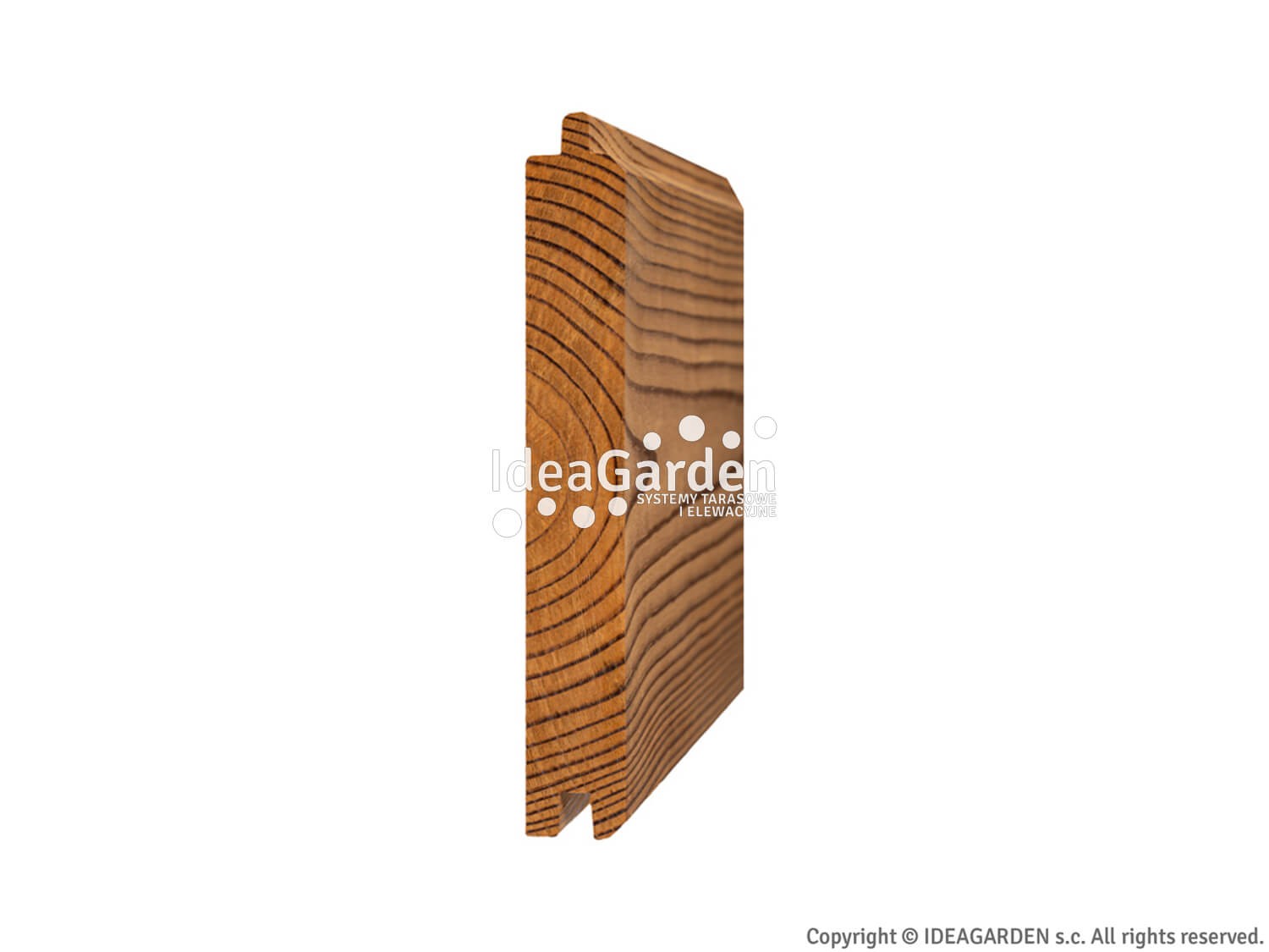 Deska elewacyjna Thermo Sosna Skandynawska 20x140 [mm] - dł. 3,9 m (profil C3)