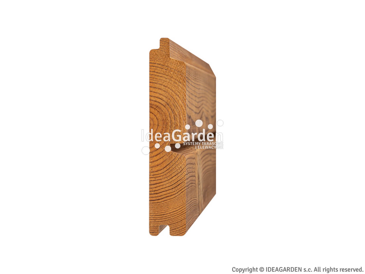 Deska elewacyjna Thermo Sosna Skandynawska 26x140 [mm] - dł. 3,9 m (profil C8)