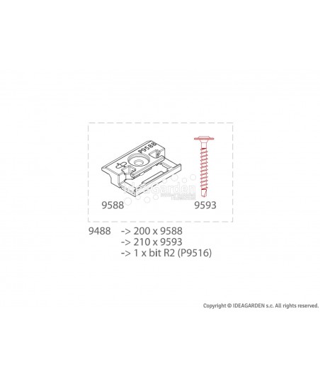 Łączniki montażowe do deski...