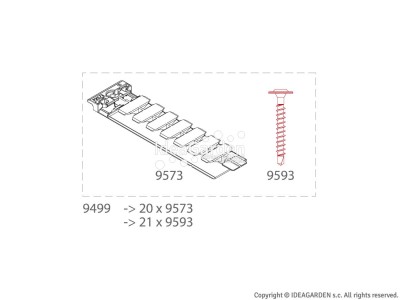 Łączniki dylatacji do deski elewacyjnej Twinson Wall Premium - 9499