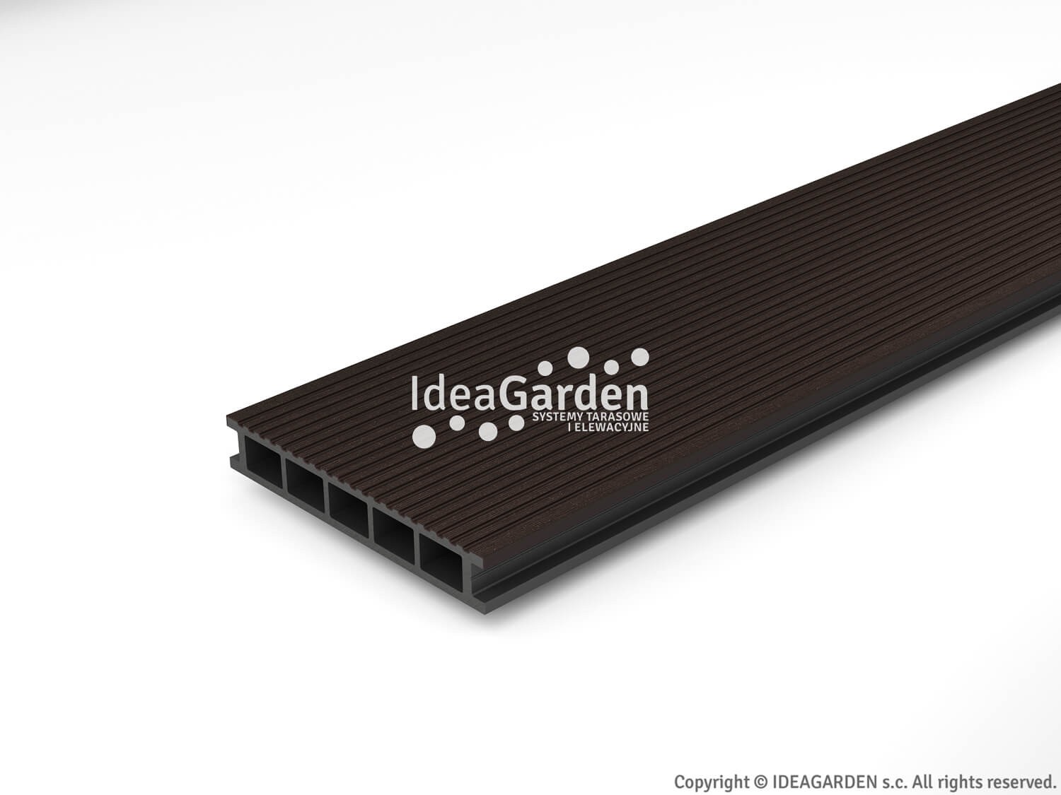Deska kompozytowa Timberness CITY (ciemny brąz) - dł. 3,0 m