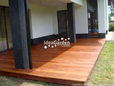 Deska Tarasowa Cumaru 21x145 [mm] - dł. 2,14 m (gładka i drobny ryfl)