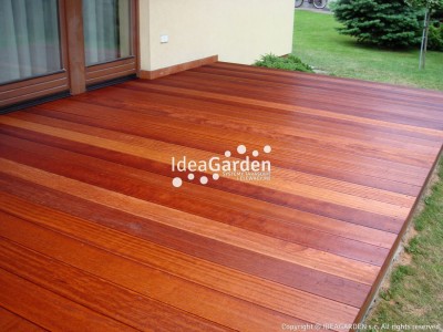 Deska Tarasowa Cumaru 21x145 [mm] - dł. 3,36 m (gładka i drobny ryfl)