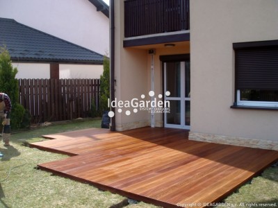 Deska Tarasowa Cumaru 21x145 [mm] - dł. 3,36 m (gładka i drobny ryfl)