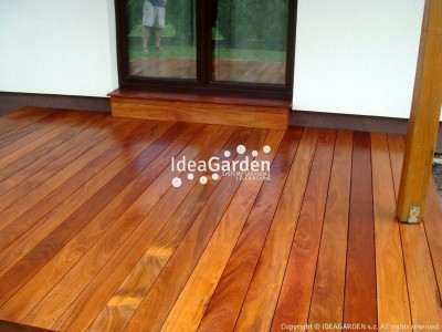 Deska Tarasowa Cumaru 21x145 [mm] - dł. 3,66 m (gładka i drobny ryfl)