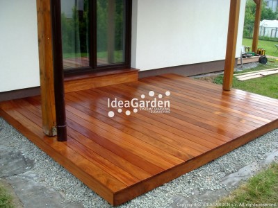 Deska Tarasowa Cumaru 21x145 [mm] - dł. 4,57 m (gładka i drobny ryfl)