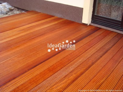 Deska Tarasowa Cumaru 21x145 [mm] - dł. 4,88 m (gładka i drobny ryfl)